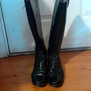 Vintage British Genuine Leather Riding Boots